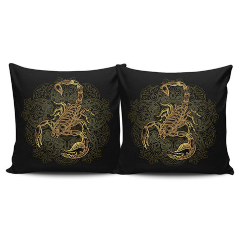 Scorpio Zodiac Pillowcase Decor, Scorpion Lover Gifts, Scorpion Pillow Case, Scorpio Cushion, Scorpion Pillow, I Love Scorpions