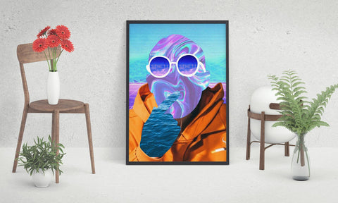 Mac Miller Custom Printing, Home Decor, Wall Hanging, Custom Music Canvas, Mac Miller Home Decor