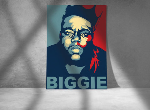 Notorious BIG Custom Poster, Notorious BIG Canvas Rolls, Custom Music Canvas, Home decor, Wall Hanging