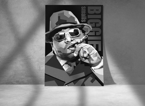 Notorious BIG Custom Poster, Notorious BIG Canvas Rolls, Custom Music Canvas, Home decor, Wall Hanging