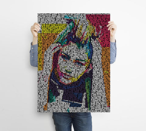 Miley Cyrus Custom Printing, Home Decor, Wall Hanging, Custom Music Canvas, Miley Cyrus Home Decor, Singer Canvas Rolls
