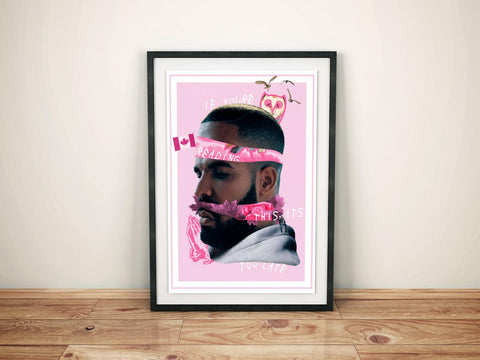 Drake Custom Poster, Drake Canvas Rolls, Custom Music Canvas, Home decor, Wall Hanging, Rapper Canvas Rolls
