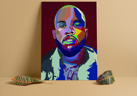 Tory Lanez Custom Poster, Tory Lanez Canvas Rolls, Custom Music Canvas, Home decor, Wall Hanging, Singer Rapper Canvas Rolls