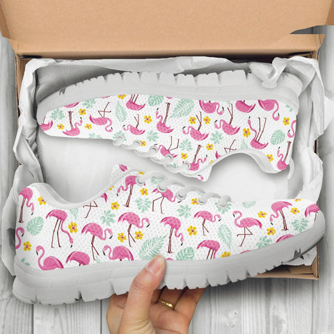 Cute Flamingo Shoes Flamingo Sneakers Running Shoes Flamingo Pattern Casual Shoes Flamingo Lover Gifts Clothing for Womens Mens Kids Adults