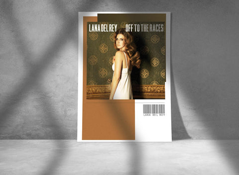 Lana Del Rey Custom Poster. Lana Del Reys Rolls, Custom Music, Home decor, Wall Hanging
