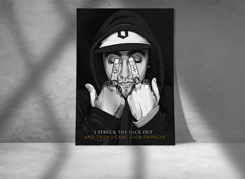 Mac Miller Custom Printing, Home Decor, Wall Hanging, Custom Music Canvas, Mac Miller Home Decor