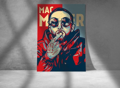 Mac Miller Custom Printing, Home Decor, Wall Hanging, Custom Music Canvas, Mac Miller Home Decor