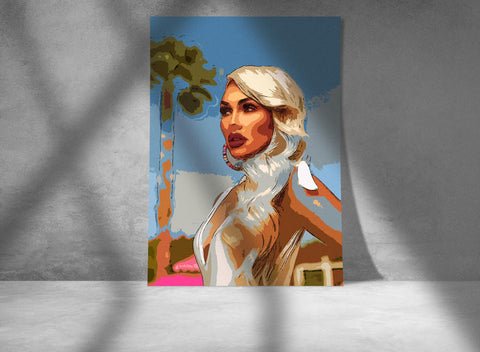 Kandee Johnson Custom Poster, Kandee Johnson Canvas Rolls, Custom Canvas, Home decor, Wall Hanging