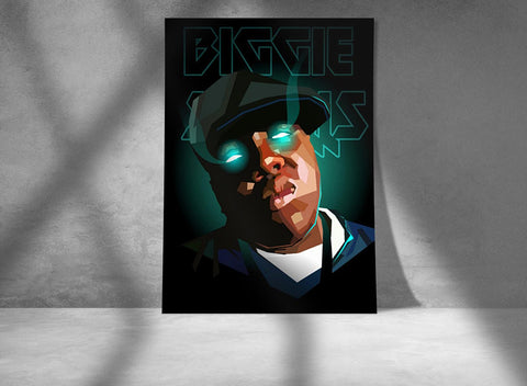 Notorious BIG Custom Poster, Notorious BIG Canvas Rolls, Custom Music Canvas, Home decor, Wall Hanging