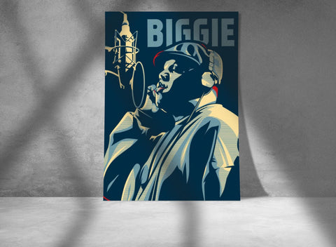 Notorious BIG Custom Poster, Notorious BIG Canvas Rolls, Custom Music Canvas, Home decor, Wall Hanging