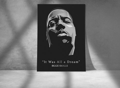 Notorious BIG Custom Poster, Notorious BIG Canvas Rolls, Custom Music Canvas, Home decor, Wall Hanging