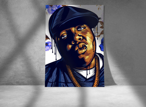 Notorious BIG Custom Poster, Notorious BIG Canvas Rolls, Custom Music Canvas, Home decor, Wall Hanging