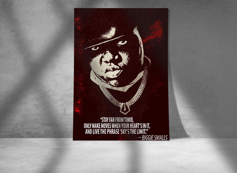 Notorious BIG Custom Poster, Notorious BIG Canvas Rolls, Custom Music Canvas, Home decor, Wall Hanging