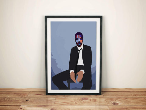 Khalid Custom Printing, Home Decor, Wall Hanging, Custom Music Canvas, Khalid Home Decor, Singer Canvas Rolls