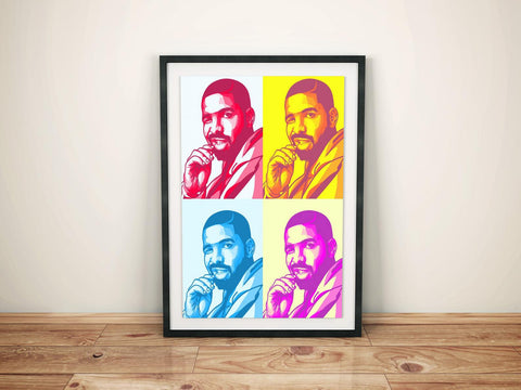 Drake Custom Poster, Drake Canvas Rolls, Custom Music Canvas, Home decor, Wall Hanging, Rapper Canvas Rolls
