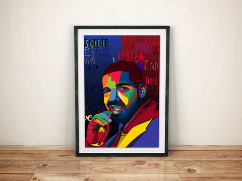 Drake Custom Poster, Drake Canvas Rolls, Custom Music Canvas, Home decor, Wall Hanging, Rapper Canvas Rolls
