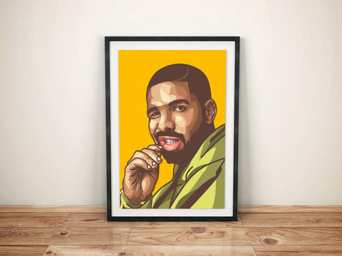 Drake Custom Poster, Drake Canvas Rolls, Custom Music Canvas, Home decor, Wall Hanging, Rapper Canvas Rolls