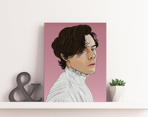 Harry Style Canvas, One Direction Poster, Music Canvas, Print Art, Gift Poster, Home Decor, Canvas Print, Gift for him, Gift for her