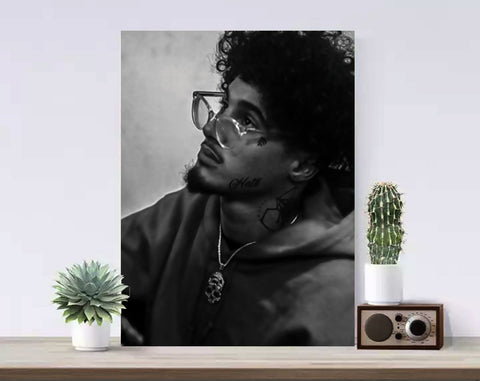 Wifisfuneral Canvas, XTTTentacion Art, Hip Hop, Music Canvas, Print Art, Gift Poster, Home Decor, Canvas Print, Gift for him, Gift for her
