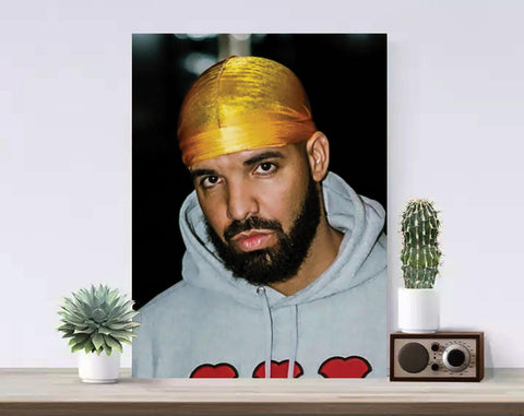 Drake Canvas, Singer Poster, Rapper Art, Music Canvas, Print Art, Gift Poster, Home Decor, Canvas Print, Gift for him, Gift for her
