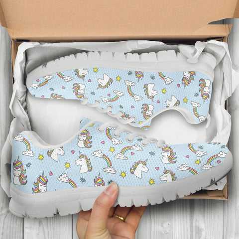 Unicorn Print Shoes Unicorn Sneakers Running Shoes Unicorn Print Casual Shoes Unicorn Lover Gifts Clothing for Womens Mens Kids Adults