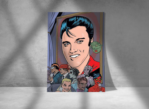 Elvis Presley Poster, Custom Music Print, Music Poster, Custom Poster, Home Decor, Wall Hangings, American Rock And Roll Star