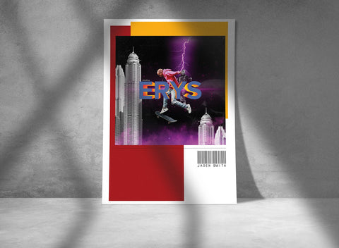Jaden Smith Erys Poster, Custom Music Print, Music Poster, Custom Poster, Home Decor, Wall Hangings, Actor And Rapper Jaden Smith
