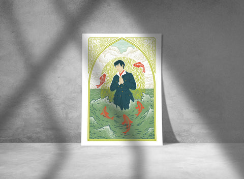 Harry Styles Poster, Custom Music Print, Music Poster, Custom Poster, Home Decor, Wall Hangings, One Direction Boy Band