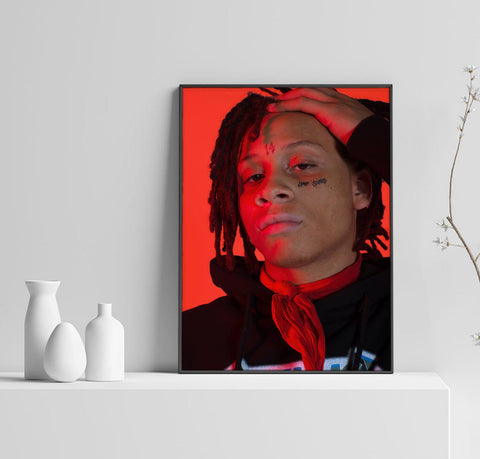 Trippie Redd Poster, Music Poster, Rap Home Decor, Custom Poster, Canvas Poster, Rolled Canvas, Wall art, Wall Hanging, Home Decoration