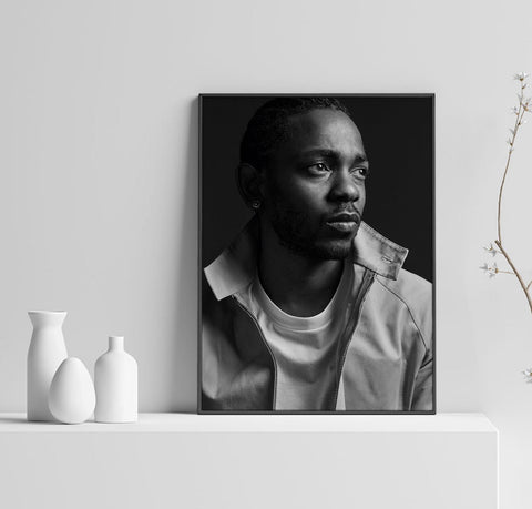 Kendrick Lamar Poster, Hip Hop Poster, Damn Home Decor, Music Poster, Rap Wall Art, Custom Poster, Canvas Poster, Rolled Canvas, Wall Art