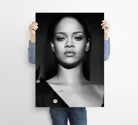 Rihanna Custom Poster, Music Canvas Rolls, Custom Canvas, Home decor, Wall Hanging, Singer Rihanna Poster, Rihanna Art