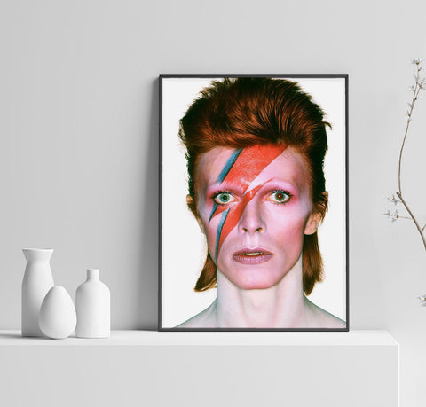 David Bowie Poster, Ziggy Stardust Art, Bowie Print, Home Decor, Custom Poster, Wall Art, Canvas Poster, Rolled Canvas, Home Decoration