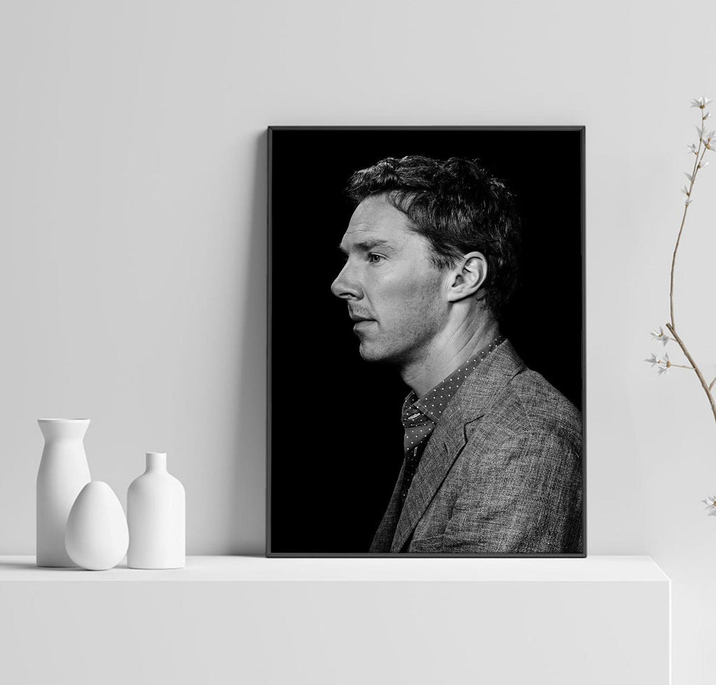 Benedict Cumberbatch Poster, Sherlock Holmes Art, Sherlock Poster, Custom Poster, Canvas Poster, Rolled Canvas, Home Decoration, Wall Art