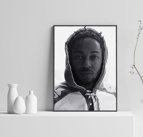 Kendrick Lamar Poster, Hip Hop Poster, Damn Home Decor, Music Poster, Rap Wall Art, Custom Poster, Canvas Poster, Rolled Canvas, Wall Art