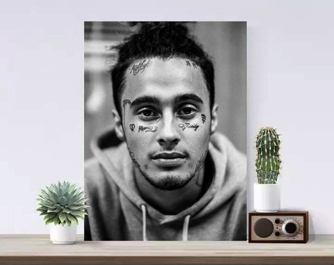 Wifisfuneral Canvas, XTTTentacion Art, Hip Hop, Music Canvas, Print Art, Gift Poster, Home Decor, Canvas Print, Gift for him, Gift for her