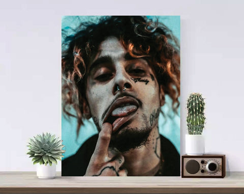 Wifisfuneral Canvas, XTTTentacion Art, Hip Hop, Music Canvas, Print Art, Gift Poster, Home Decor, Canvas Print, Gift for him, Gift for her