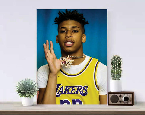 NLE Choppa Canvas, Rapper Poster, Hip Hop Art, Music Canvas, Print Art, Gift Poster, Home Decor, Canvas Print, Gift for him, Gift for her
