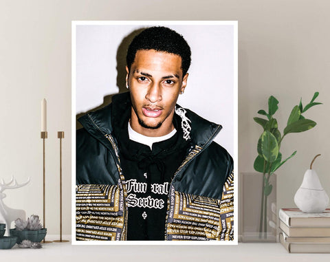 NLE Choppa Canvas, Rapper Poster, Hip Hop Art, Music Canvas, Print Art, Gift Poster, Home Decor, Canvas Print, Gift for him, Gift for her