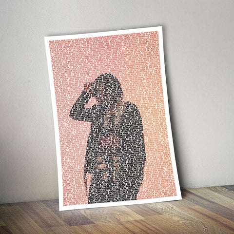 Playboi Carti Unframed Poster, Custom Music Print, Music Poster, Custom Poster, Home Decor, Wall Hangings, Playboi Carti Canvas, Rapper Art