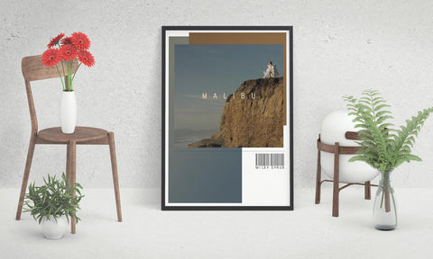 Miley Cyrus Art, Malibu Poster, Younger Now Album, Custom Music Print, Music Poster, Custom Poster, Home Decor, Wall Hangings, Miley Canvas