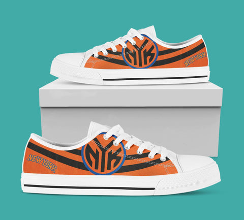 New York Knicks Custom Lowtop, Basketball Custom Shoes, Sport Lowtop, Canvas Shoes, Canvas Lowtop, Unisex Shoes, Gift Birthday