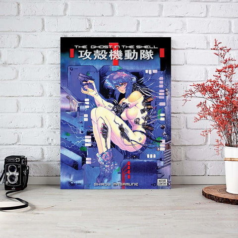 The Ghost In The Shell Canvas, Anime Poster, Movie Canvas, Print Art, Gift Poster, Home Decor, Canvas Print, Gift for him, Gift for her