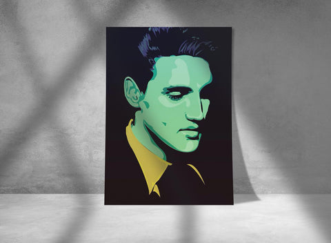 Elvis Presley Poster, Custom Music Print, Music Poster, Custom Poster, Home Decor, Wall Hangings, American Rock And Roll Star