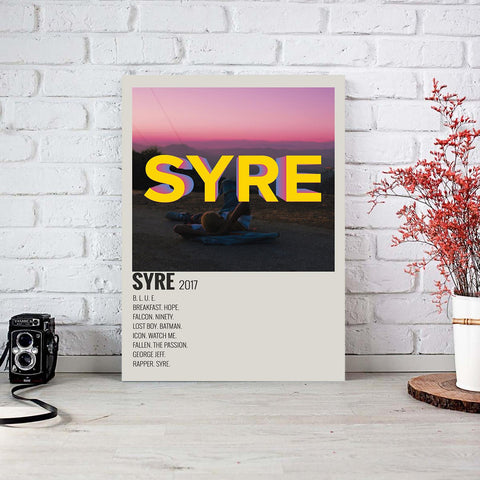 Jaden Smith Canvas, Syre Poster, Hip Hop Art, Music Poster, Wall Art, Gift Poster, Home Decor, Canvas Print, Gift for him, Gift for her