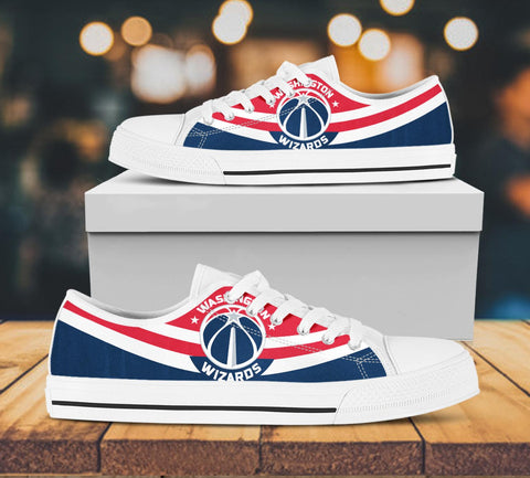 Washington Wizards Custom Lowtop, Basketball Custom Shoes, Sport Lowtop, Canvas Shoes, Canvas Lowtop, Unisex Shoes, Gift Birthday
