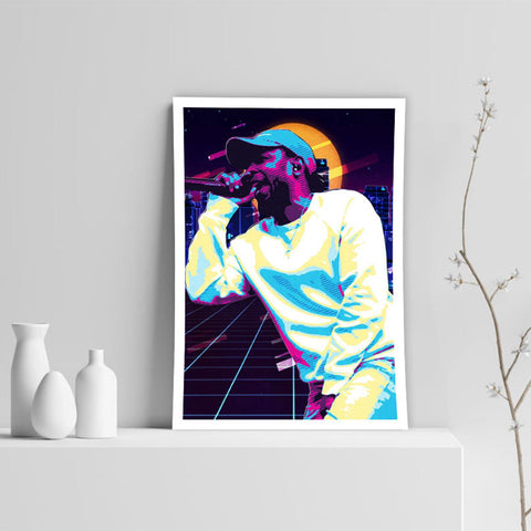Kendrick Lamar Poster, Custom Music Print, Music Poster, Custom Canvas, Home Decor, Wall Hangings, Pop Music, Hip Hop