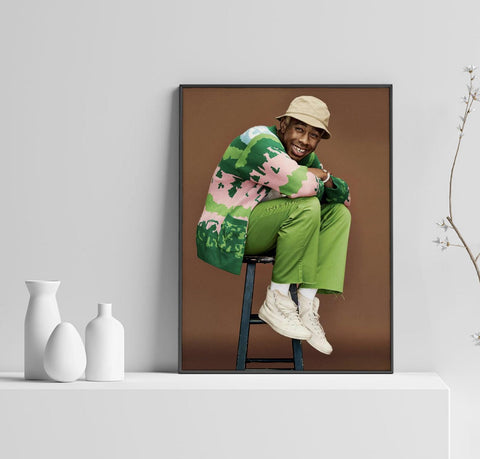 Tyler Poster, The Creator Art, Igor Home Decor, Flower Boy Print, Custom Poster, Canvas Poster, Rolled Canvas, Home Decoration, Wall Art