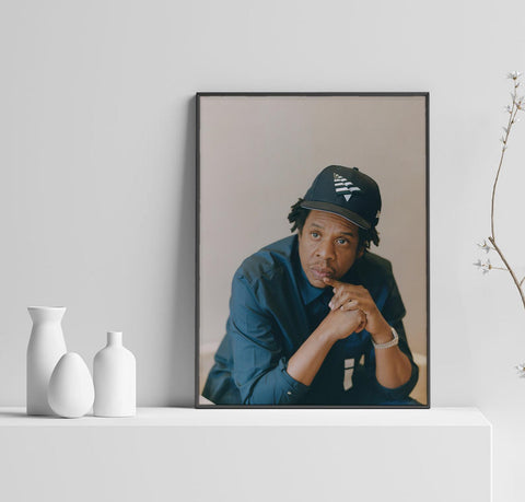 Jay Z Poster, Rap Print,  Hip Hop Home Decor, Rapper Poster, Home Decor, Custom Poster, Canvas Poster, Rolled Canvas, Home Decoration