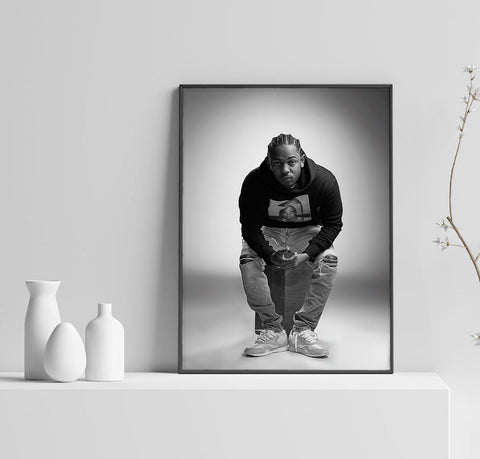 Kendrick Lamar Poster, Hip Hop Poster, Damn Home Decor, Music Poster, Rap Wall Art, Custom Poster, Canvas Poster, Rolled Canvas, Wall Art