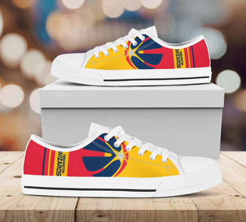 Washington Wizards Custom Lowtop, Basketball Custom Shoes, Sport Lowtop, Canvas Shoes, Canvas Lowtop, Unisex Shoes, Gift Birthday